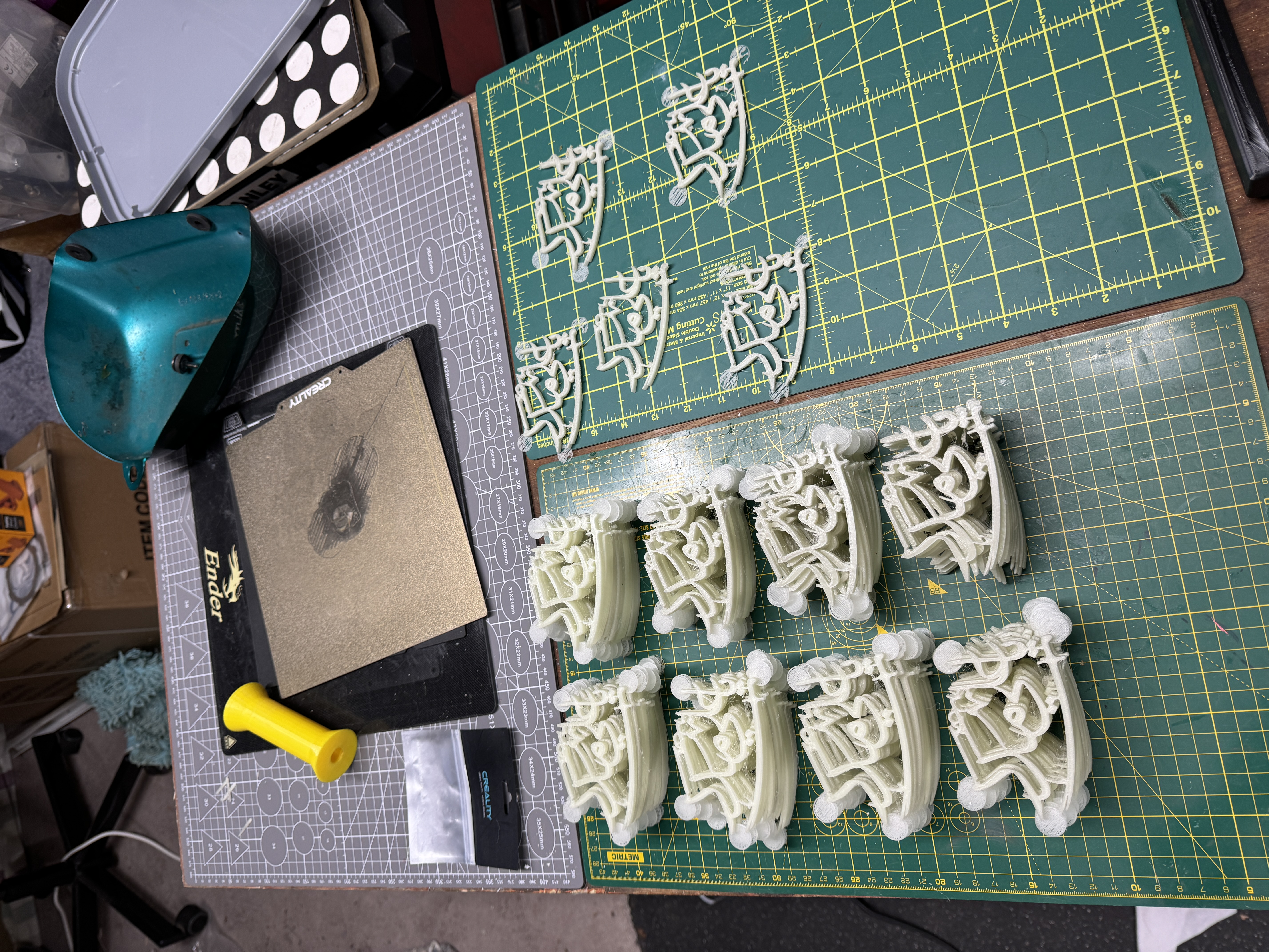 Batch of Islamic art pieces ready for distribution